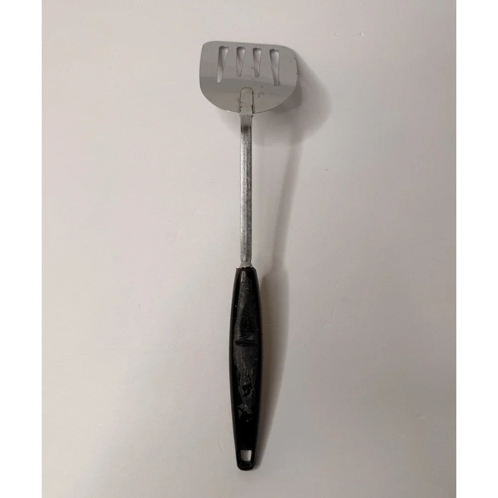 Vintage Foley Slotted Spatula Turner Chrome Plated Cook Food Retro Kitchen USA